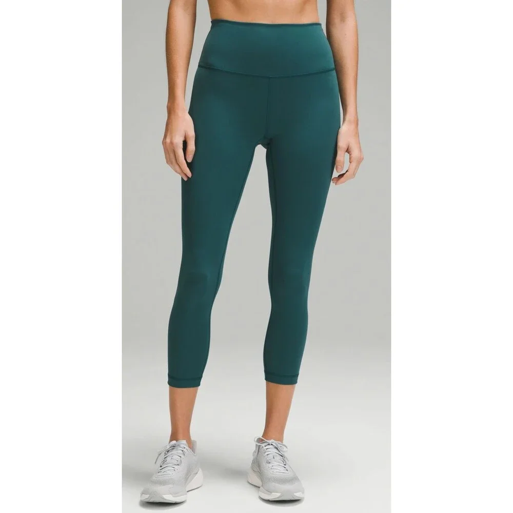 NWT Lululemon Wunder Train High Rise Crop 23” Size 2